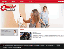 Tablet Screenshot of genialsolver.com
